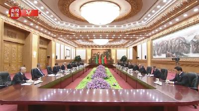 独家视频丨习近平会见土库曼斯坦民族领袖、人民委员会主席别尔德穆哈梅多夫