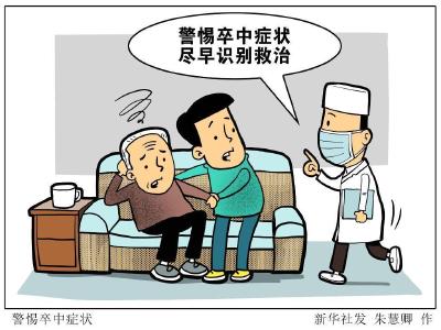 每日健康问答|怎样识别脑卒中？
