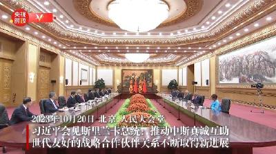 独家视频 | 习近平会见斯里兰卡总统：推动中斯真诚互助、世代友好的战略合作伙伴关系不断取得新进展