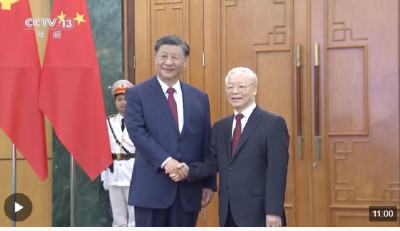 习近平同越共中央总书记阮富仲举行会谈