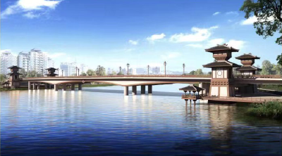 枣阳市人民路大桥正式开工