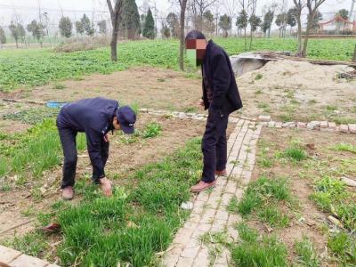 枣阳警方开展“禁种铲毒”踏查宣教活动