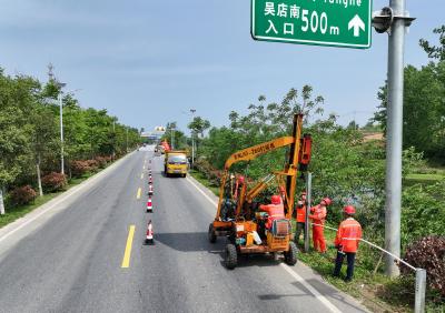 枣阳市：扎实推进精细化提升工程 提升道路安全防护能力