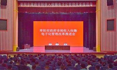 枣阳市全面推进非税收入收缴电子化改革
