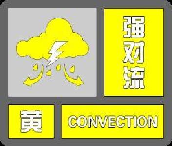 枣阳市气象台发布强对流黄色预警