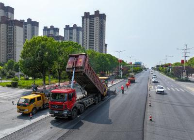 枣阳市交通运输局全力推进234国道路面改造工程