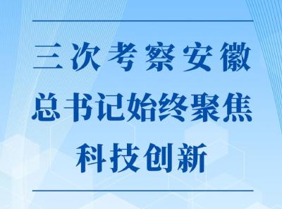 第一观察｜三次考察安徽，总书记始终聚焦科技创新