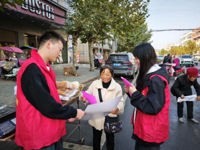 琚湾镇开展普法宣传进集市活动