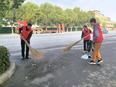 枣阳市委社会工作部开展清洁家园文明实践志愿服务活动