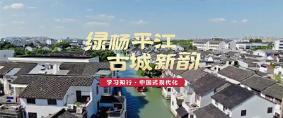 学习知行·中国式现代化丨绿杨平江 古城新韵