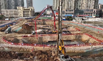 V视 |新华大桥建设加速推进 
