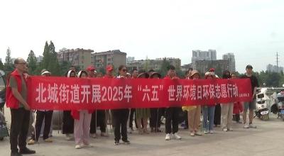 V视 | 北城办事处开展世界环境日志愿活动