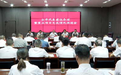 V视 | ​我市召开代表建议办理暨重点项目完成情况推进会议