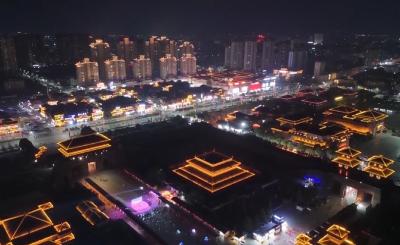 V视 | 古风夜韵烟火浓  汉城盛景抚人心