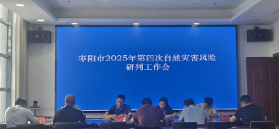 枣阳市召开2025年第四次自然灾害风险研判会
