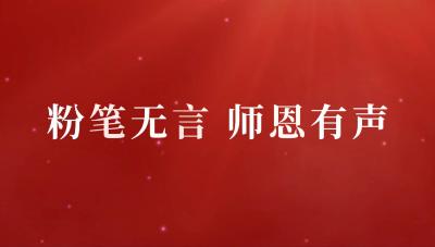 粉笔无言 师恩有声丨致敬每一位曾照亮我们青春的“引路人”