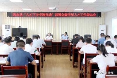 浠水县召开“人才下乡专项行动”部署会暨半年人才工作督办会