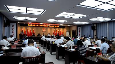 县人大常委会召开乡镇人大半年总结会暨“代表行动”推进会