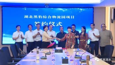 计划总投资5亿元！湖北黑豹综合物流园项目落户浠水