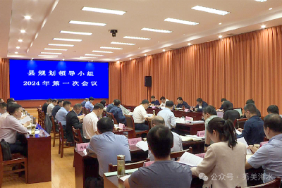 浠水县规划领导小组召开2024年第一次会议