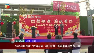 【视频】2025年荆楚购“蛇舞新春  浠旺有你”新春潮购年货节开幕