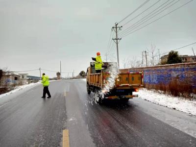 宜城市公路管理局：以雪为令 保障通行