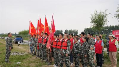 宜城退伍军人开展“保护母亲河”志愿服务