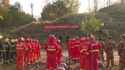 宜城：森林防火不松懈 安全演练护林安