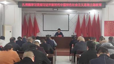 【主题教育】宜城市领导为孔湾镇党员干部讲授主题教育专题党课