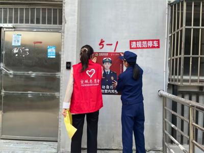 龙头街道北水坝社区：火焰蓝”携手“志愿红” 消防安全进社区