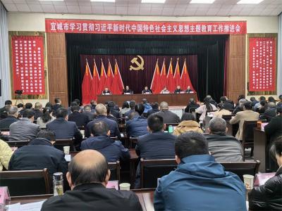 【主题教育】宜城市召开学习贯彻习近平新时代中国特色社会主义思想主题教育工作推进会