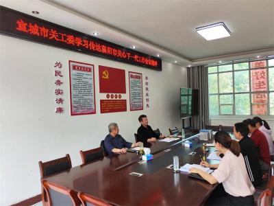 宜城市关工委传达学习襄阳市关心下一代工作会议精神