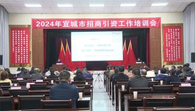 宜城举行2024年招商引资培训工作会