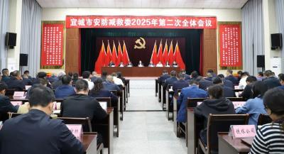 宜城市安防减救委2025年第二次全体会议召开