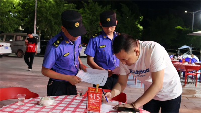宜城：规范商业外摆 点亮城市“烟火气” 