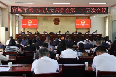 宜城市第七届人大常委会举行第二十五次会议