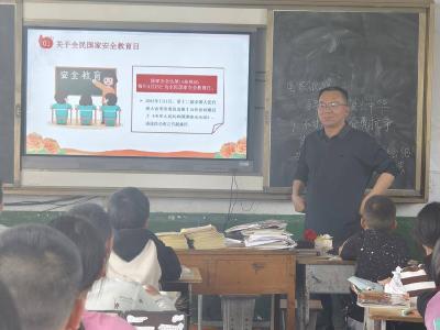 筑牢安全防线，共护国家安全——宜城市菜园小学开展全民国家安全教育日主题班会