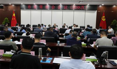 武义泉主持召开市委常委会会议