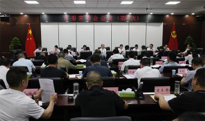 武义泉主持召开市委常委会会议
