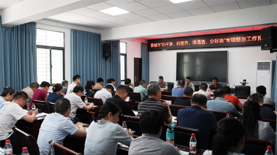 宜城深化推进“扫干净、码整齐、清通透、分好类”专项整治行动