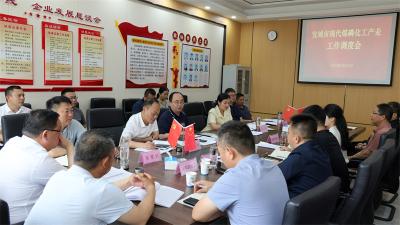 宜城市现代煤磷化工产业工作调度会召开