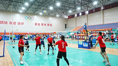 宜城市举办气排球邀请赛 以球会友促情谊 