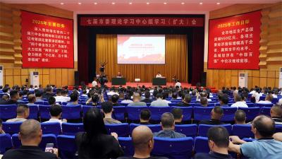 宜城市委理论学习中心组举行学习（扩大）会议 