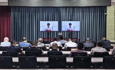 宜城组织收看襄阳市落实进一步抓实抓好长江大保护工作视频会 