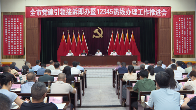 宜城市部署推进党建引领接诉即办暨12345热线办理工作