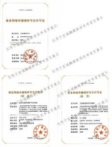 信息网络传播视听节目许可证