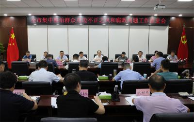宜城市部署集中整治群众身边不正之风和腐败问题工作