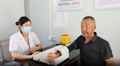 南营卫生院设立免费检测点 为健康生活赋能 