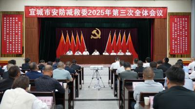 宜城市安防减救委2025年第三次全体会议召开