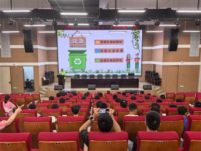 宜城市环卫局开展垃圾分类宣传 提升校园环保理念